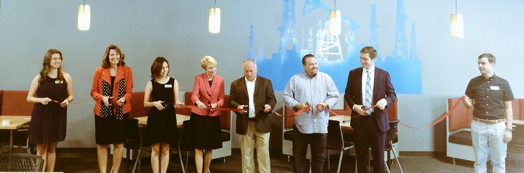 The Refinery ribbon cutting on September, 24, 2015.